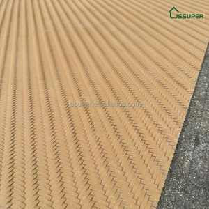 Revêtement mural en pierre artificielle, carrelage <span class=keywords><strong>3D</strong></span> en bambou tissé, flexible, travertin pour extérieur et intérieur - Product Image 6