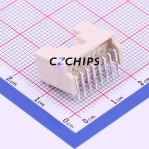 S16B-PUDSS-1(LF)(SN) Wire-to-Board Pin Header Bent Lead Through Hole,P=2mm Connector 2x8P 2mm Right Angle Insert PUD - Product Image 2
