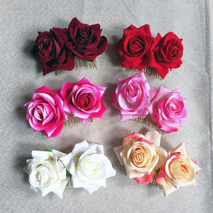 Pince à cheveux en forme de fleur Rose, peigne coulissant pour danseuse <span class=keywords><strong>Flamenco</strong></span>, pince à cheveux, <span class=keywords><strong>accessoires</strong></span> de coiffure, offre spéciale - Product Image 6