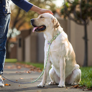 Gran oferta de accesorios para perros de alta resistencia, Correa manos libres, correa de cuerda de nailon reflectante colorida, correa para perros - Product Image 3