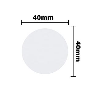 Étiquette antivol pour magasin, 40 mm, ronde, RF 8,2 MHz, souple, sans code-barres, pour la lutte contre le vol en magasin de détail - Product Image 5