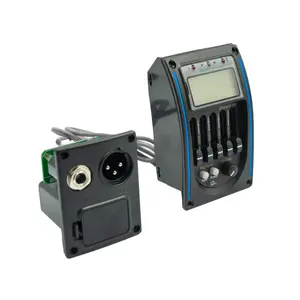 5 밴드 어쿠스틱 기타 EQ 프리 앰프 PM 5 밴드 이퀄라이저 픽업 튜너 LCD 포크 어쿠스틱 기타 용 마이크 포함 - Product Image 6