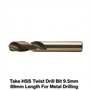 Ttake Hss Twist <b>Drill</b> <b>Bit</b> 9.5mm 89mm Length For Metal Drilling - Product Image 2