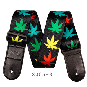 Prachtige geborduurde gitaarband, etnische stijl, voor akoestische en elektrische gitaren, te koop - Product Image 6