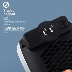 Ménage pratique mural petit PTC <span class=keywords><strong>chauffage</strong></span> rapide radiateur soufflant Protection contre la surchauffe télécommande prise ue matière plastique - Product Image 4