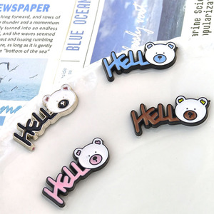 สติกเกอร์เรซิ่นรูปหมีการ์ตูนน่ารัก สำหรับตกแต่งเคสมือถือ DIY เครื่องประดับ - Product Image 2