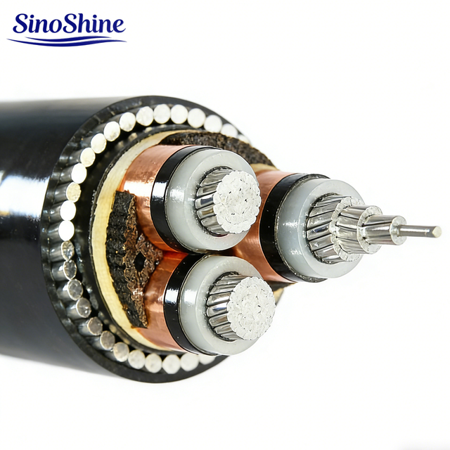 High Voltage Cross-linking Underground Copper Wire 35kV HV Power Cable Insulated Cable Industrial Computer 200mm 400mm