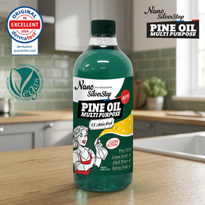 Silver Nanostep 1000ml Recharge de Nettoyant Polyvalent Solution Huile Fine 80% Ingrédients Actifs pour la Maison et les Toilettes Anti-Calcaire - Product Image 3