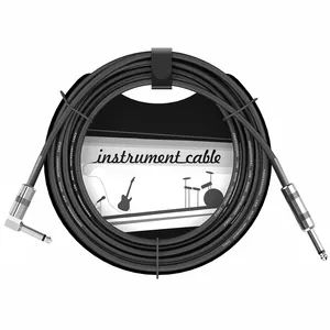 Fabriek Oem 6.35Mm Jack Naar 6.35Mm Jack Mannelijke Naar Mannelijke Ts Mono Audio Kabel Voor Luidsprekers Elektrische Gitaar Kabel Instrument