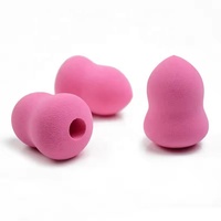 JLY personnalisé en gros lavable outils de beauté oeuf de beauté en forme de gourde éponge de forage avec trous éponge de maquillage avec trous