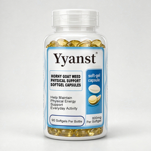 Gélules de soutien physique à base d'Herbe de chèvre cornée 800mg 90 unités – Aide à maintenir l'énergie physique et soutient l'activité quotidienne - Product Image 1