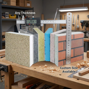 Panneau intégré ultra-<span class=keywords><strong>mince</strong></span> en céramique pour la rénovation et la décoration haut de gamme des bâtiments de bureaux, isolation et embellissement des murs modernes - Product Image 5