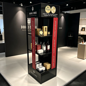 Exhibidor <span class=keywords><strong>de</strong></span> Licores LED Personalizado, Estante Metálico para Botellas <span class=keywords><strong>de</strong></span> Vino, Exhibidor <span class=keywords><strong>de</strong></span> Bebidas con Logotipo Personalizado para Venta al por Menor y Exposiciones - Product Image 2