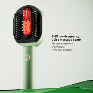 مشط كهربائي فاخر عالي الجودة للعناية بالشعر وتحفيز نموه، مشط تدليك فروة الرأس للجمال والراحة PM81 OEM - Product Image 5