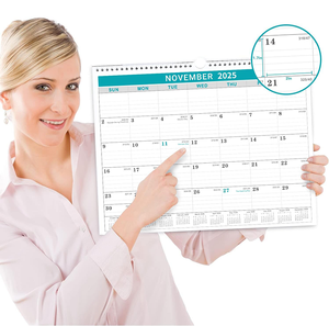 Conception de <span class=keywords><strong>rabat</strong></span> vertical de calendrier de bureau multicolore imprimé par coutume pour la planification et l'affichage quotidiens, faits de papier - Product Image 4