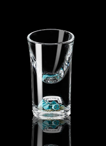 Verre à shot miniature en cristal de 10 ml et 15 ml pour bar, club, fête, <span class=keywords><strong>d</strong></span>écoré de paillettes <span class=keywords><strong>d</strong></span>'<span class=keywords><strong>or</strong></span> 24 carats pour whisky, tequila, <span class=keywords><strong>vodka</strong></span> - Product Image 6