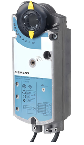 Actionneur de registre coupe-feu et anti-fumée GGA126.1E/12 pour CVC, à rappel par ressort 90s/15s, 18 Nm, 2 positions, 24V, pour registres jusqu'à 2,5 m - Product Image 1