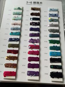 New ZLWXL Brand 3MM+6MM 32s/2 <b>Sequin</b> Blended <b>Yarn</b> High Tenacity Fancy <b>Yarn</b> for Embroidery and Hand Knitting All in Stock - Product Image 5