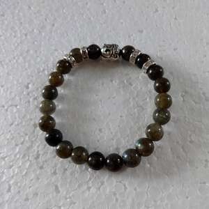 Vente en gros unisexe Labradorite bouddha bracelet religieux perlé bracelets avec perle cadeau parfait pour toutes les occasions - Product Image 1