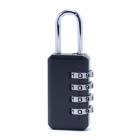 Cadenas à code combiné à 4 chiffres Cadenas de voyage pour bagages Sac à main Valise Tiroir Serrure GYM Stuff Pour cadeau promotionnel