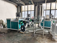 Granulateur de recyclage plastique à refroidissement par air économique YKSJ-75, 40 KW, vis simple pour PE PP