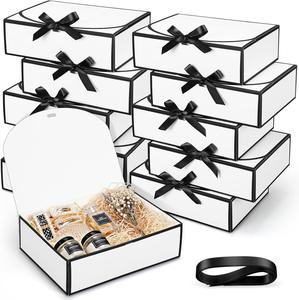 Boîtes cadeaux en <span class=keywords><strong>papier</strong></span> haut de gamme décorées d'un nœud, emballage professionnel pour cosmétiques, cadeaux de mariage, cadeaux d'anniversaire, cadeaux de fêtes - Product Image 2