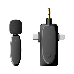Micro Lavalier Không Dây Mini Ghi Hình HD Chống Nhiễu Giảm Tiếng Ồn Để Phát Trực Tiếp - Product Image 1