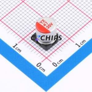 Condensador Sólido SMD SPT1VM470E07TRVZC, D6.3xL7mm (Capacitancia: 47uF) (Precisión: 20%) (Voltaje Nominal: 35V) - Product Image 1