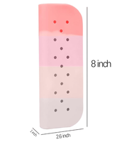 Étui à crayons en silicone, petite trousse à crayons respirante avec breloques pour étudiants, trousse à crayons pour femmes, trousse de maquillage