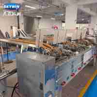 Machine automatique Skywin à deux voies pour la fabrication de biscuits sandwichs et la mise en sachets/plastiques/feuilles d'aluminium