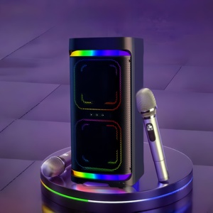 Di Động Không Dây Cho Đảng Hộp Loa Điều Khiển Từ Xa Công Suất Cao RGB Ánh Sáng Âm Thanh Lớn Pin Hoạt Động Cho Nhà Karaoke - Product Image 4