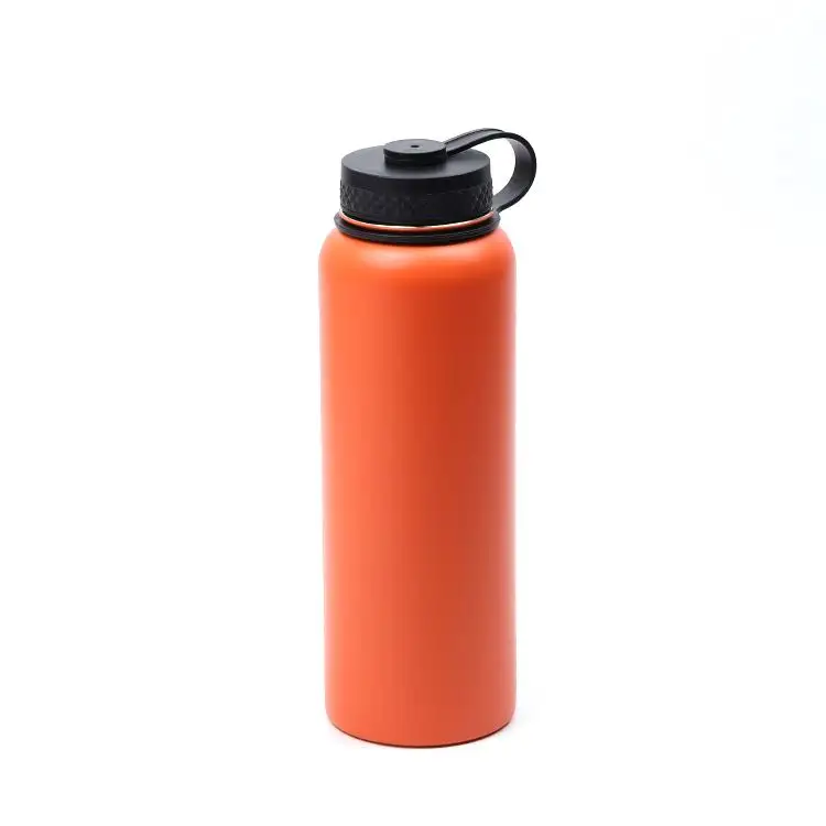 Stainless steel vacuum sports water bottle durable leak proof metal thermos cup