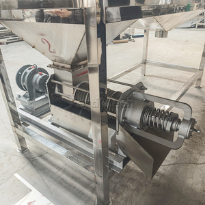 Separador de deshidratación de pila de tornillo Horizontal de acero inoxidable de 800 kg/h para construcción de granjas de restaurantes con Motor de filtro - Product Image 5