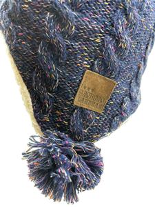 LANDBAS Bonnet en tricot unisexe pour adulte, décontracté, en cuir, avec méthode d'impression par patch, pour le ski - Product Image 4