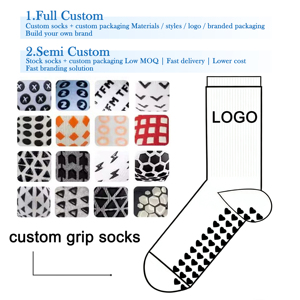 Chaussettes de yoga antidérapantes personnalisées pour femmes, chaussettes à cinq doigts, fitness, antidérapantes, Pilates, chaussettes de sol pour adultes, tube long, à doigts séparés, en coton - Product Image 5