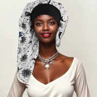 Bonnet en satin extra large pour dormir, bonnet en soie ajustable pour cheveux longs, bonnet de nuit pour cheveux bouclés, tresses, perruques, protection des cheveux