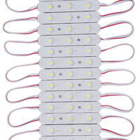 0.72W 3LEDs 12V DC Module LED étanche pour décoration extérieure et boîte à lumière LED d'injection publicitaire
