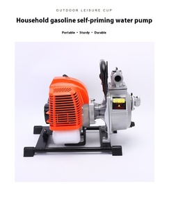 <b>Small</b> Household Gasoline Powered Self-Priming Diaphragm <b>Pump</b> for Outdoor Agricultural Pastoral Irrigation Vegetable Garden OEM - Product Image 5