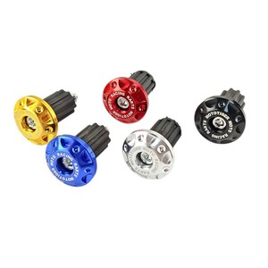 Tapones Decorativos para Manillar de Motocicleta Qiangye M8838, Aleación de Aluminio, Rojo, Azul, Dorado, Plateado, Negro - Product Image 4