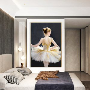 Châu Âu-Phong Cách Cao cấp In Canvas Sơn Trang Trí Đào Tạo Hiện Đại Ba Lê Treo Tác Phẩm Nghệ Thuật Cho Dance Studio Cô Gái Nhảy Múa - Product Image 4