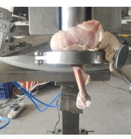 Machine à désosser les poulets en usine avec moteur, en acier inoxydable 304, portable pour la transformation de la volaille