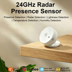 Détecteur de Présence Humaine Radar à Ondes Millimétriques 24 GHz Haozee Tuya avec Capteur de Température, Humidité et Luminosité HA Z2M Avancé 24 GHz - Product Image 3