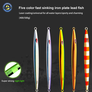 Señuelo de Pesca con Revestimiento Electrolítico Láser, 400g, Reflejo Multiángulo, para Pesca en Aguas Profundas, Agua Salada - Product Image 4