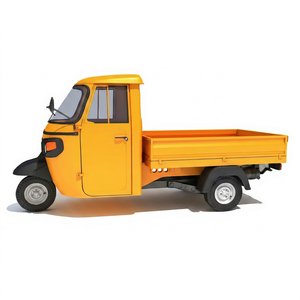 Tricycle électrique jaune à trois roues, véhicule de livraison léger, utilitaire, transport commercial, 60V - Product Image 1