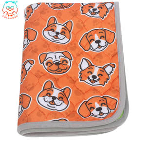 Coldog 30 renkler toptan fabrika OEM köpek Mat köpek yıkanabilir 5 katmanlı süper emici İdrar köpek tuvalet pedi Pet eğitim pedleri - Product Image 6