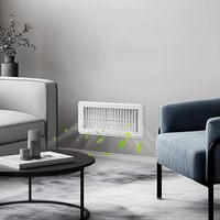 Grille de ventilation linéaire carrée moderne en fer, diffuseur de ventilation, grille de ventilation de plafond pour systèmes de climatisation