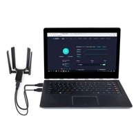 Modul Ekspansi Waveshare 5G DONGLE dengan Empat Antena, Port USB3.1, Heatsink Aluminium Alloy, Antarmuka M.2 Key B, USB M.2 B KEY