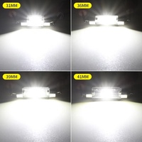 Ampoule Festoon 12V DC à puces CSP, super lumineuse, pour éclairage intérieur de voiture, plafonnier, ampoule de lecture LED pour auto