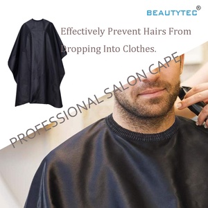 Bata de peluquería profesional, capa de corte de pelo sin mangas con cierre ajustable, 140x160 - Product Image 2