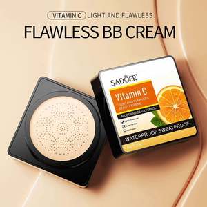 SADOER Cosmétiques Personnalisés <span class=keywords><strong>Crème</strong></span> de Beauté BB <span class=keywords><strong>CC</strong></span> Air Cushion Vitamine C Hydratante Éclaircissante Maquillage Fond de Teint Liquide Waterproof - Product Image 3